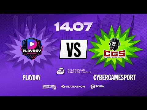Belarusian Esports League S2 | Групповой этап | Playday Esports vs CyberGameSport