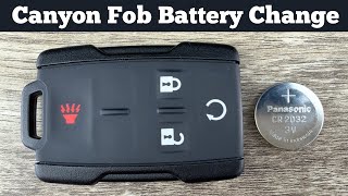 2015 - 2022 GMC CANYON Key Fob Battery Replacement - How To Change Replace Remote Batteries DIY