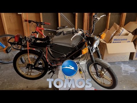 Tomos electric moped teardown