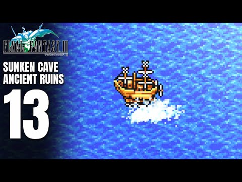 Final Fantasy III Pixel Remaster Platinum Trophy Gameplay Walkthrough Part 13 - The Invicible