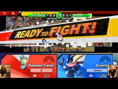 EVAC 24/1/20 - SSBU - Q (Lucina/PT) vs DF | Taicho (Greninja) - Losers Finals