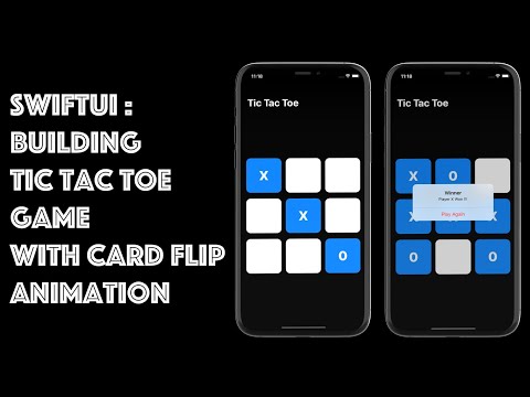 SwiftUI: Building Tic Tac Toe Game With Card Flip Animations In Xcode 12 - SwiftUI Tutorials