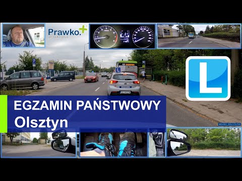 Trasa egzaminacyjna WORD Olsztyn, zobacz jak zdać egzamin na Prawo jazdy w Olsztynie