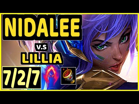 SEVENARMY (NIDALEE) vs LILLIA - 7/2/7 KDA JUNGLE GAMEPLAY - EUW Ranked GRANDMASTER