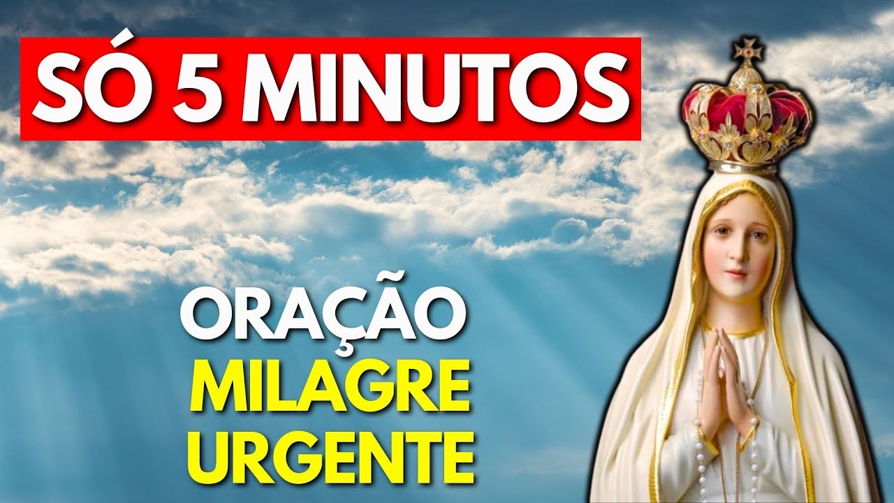 Pare por 5 Minutos e Reze Esta Oração à Nossa Senhora! Oração por Milagre URGENTE!