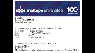 Tarihten Günümüze Filistin ve Siyonizm