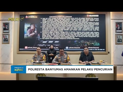 POLRESTA BANYUMAS UNGKAP AKSI PERAMPOKAN 250 JUTA