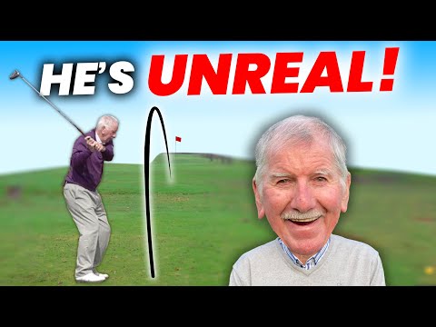 Easiest Swing In Golf - AMAZING 80 Year OLD GOLFER !