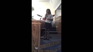 Holy Spirit touches little girl while singing