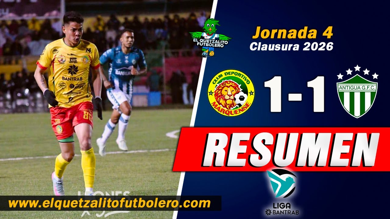 CD Marquense vs Antigua G Highlights