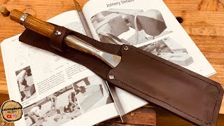 How To Make A Beautiful Leather Chisel Holster!