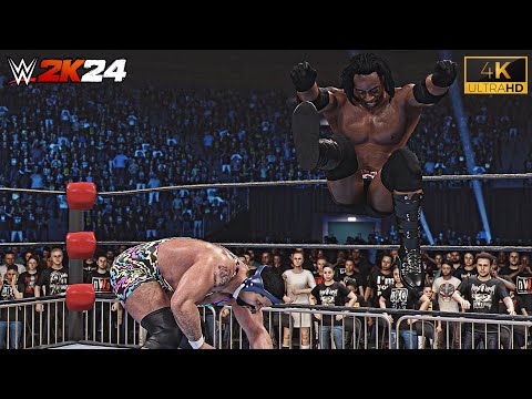 WWE 2K24 - Booker T vs. Rick Steiner - Full Match at WCW Monday Nitro | [4K60]