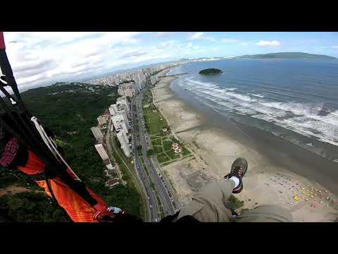 Voo 136 de Parapente IKE Costa em São Vicente