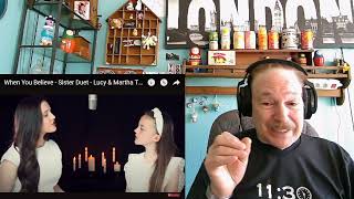 Download lagu Lucy & Martha Thomas - When You Believe (from The Prince of Egypt). A Layman's Reaction mp3