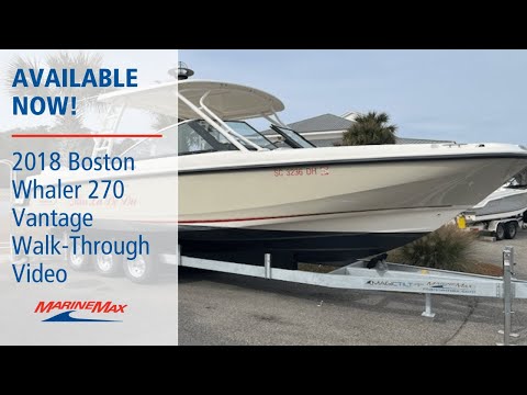 Boston Whaler 270 Vantage video