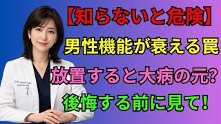 70代・80代男性必見！性欲は正常？前立腺・睡眠・健康を守る秘訣を医師が解説