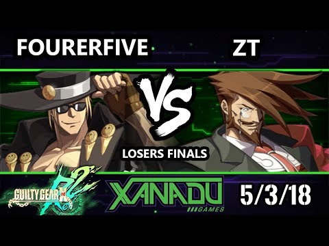 F@X 250 GGXRD2 - fourerfive (Johnny) Vs. ZT (Slayer) - Guilty Gear XRD Rev 2 Losers Finals