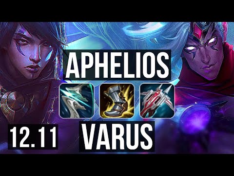 APHELIOS & Thresh vs VARUS & Nautilus (ADC) | 7/2/14, Rank 10 Aphelios | KR Challenger | 12.11