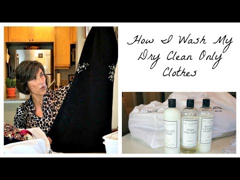 How I Wash My Dry Clean Only Clothes ~ DIY Tutorial ~...