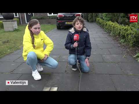 Daler struikelstenen schoongepoetst door jeugd | RTV Drenthe