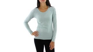 Columbia Women's Layer First Stripe Long Sleeve Running Top | SwimOutlet.com