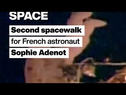 Space: Second spacewalk for French astronaut Sophie Adenot