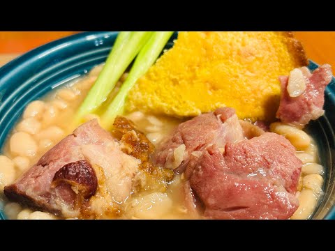Ham Hocks with Beans n Cornbread 