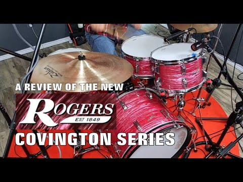Rogers 3pc Drum Set 2020 Red Whine Ripple image 10