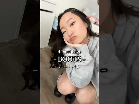 4 MUST HAVE BOOTS THAT I SWEAR BY!!  first vid coming soon guys swear #boots #musthaveshoes #outfit