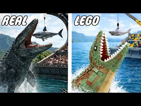 I recreated a giant Mosasaurus using LEGO | HYPE Bricks PT