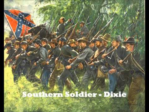American civil war music - Southern soldier (live) and Dixie