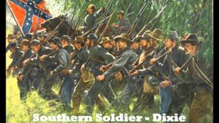 American civil war music - Southern soldier (live) and Dixie