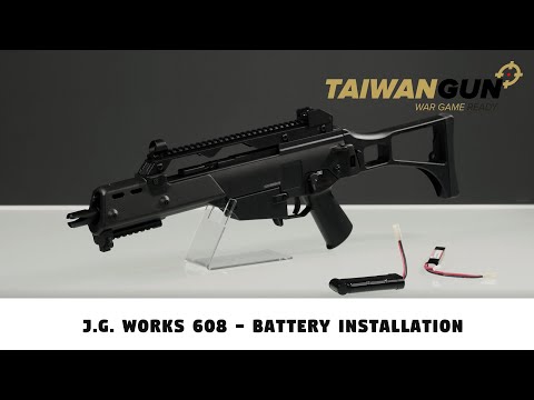 J.G. Works 608 G36 Replica Battery Installation - Airsoft Manuals