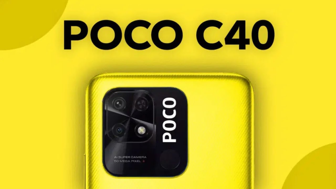 Смартфон Poco C40 4/64Gb Черный RU