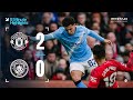 EXTENDED HIGHLIGHTS Man United 2 0 Man City Defeat At Old Trafford