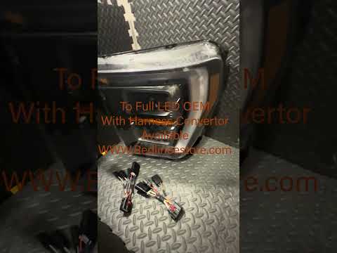 NEW 2021 2022 2023 FORD F150 FULL LED HEADLIGHTS With Harness Convertor Adaptor REDLINE ESTORE