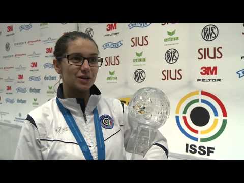 Interview (ITA) w/ Petra Zublasing - Women's 50m Rifle 3 Positions World Champion at Munich 2013 WCF