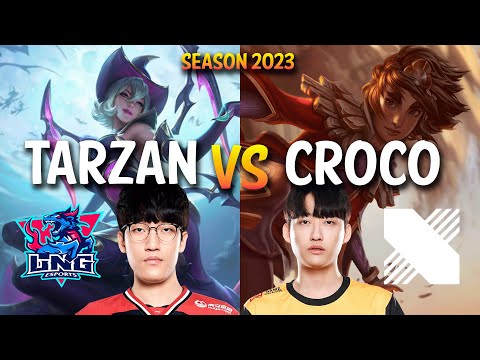 LNG Tarzan vs DRX Croco - Tarzan ELISE vs TALIYAH Jungle - KR Ranked