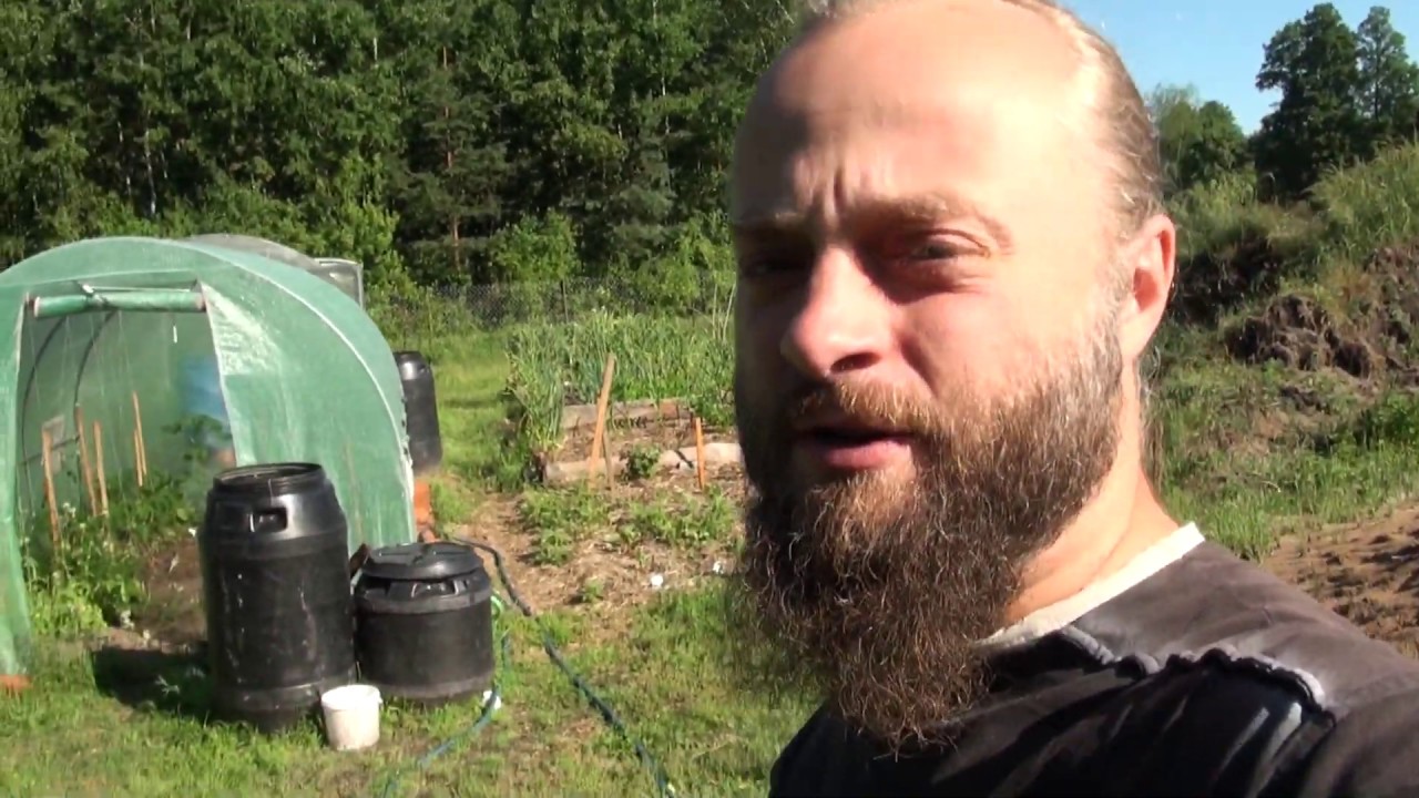 Nawadnianie kropelkowe - beczka wyżej wyższe ciśnienie