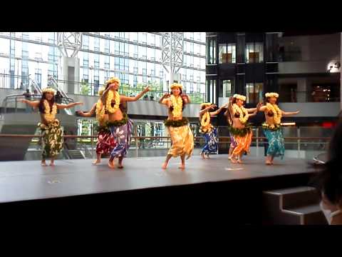 Tahiti dancing show "Moemoea" at Yokohama Queen's circle on !st June,2013.