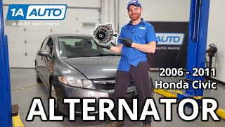 How to Replace Alternator 2006-2011 Honda Civic