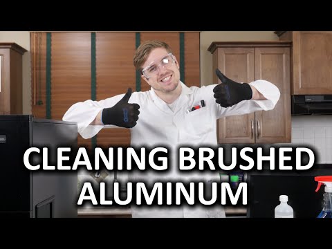 How To Clean Brushed Aluminum Products - YouTube