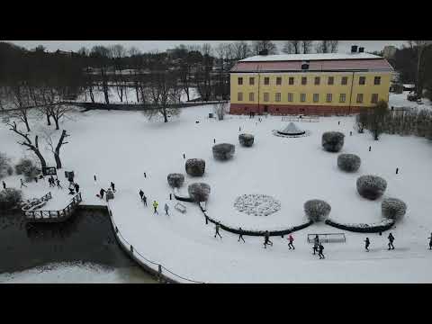 Sollentuna Winter Marathon 2024- start of 21 km race