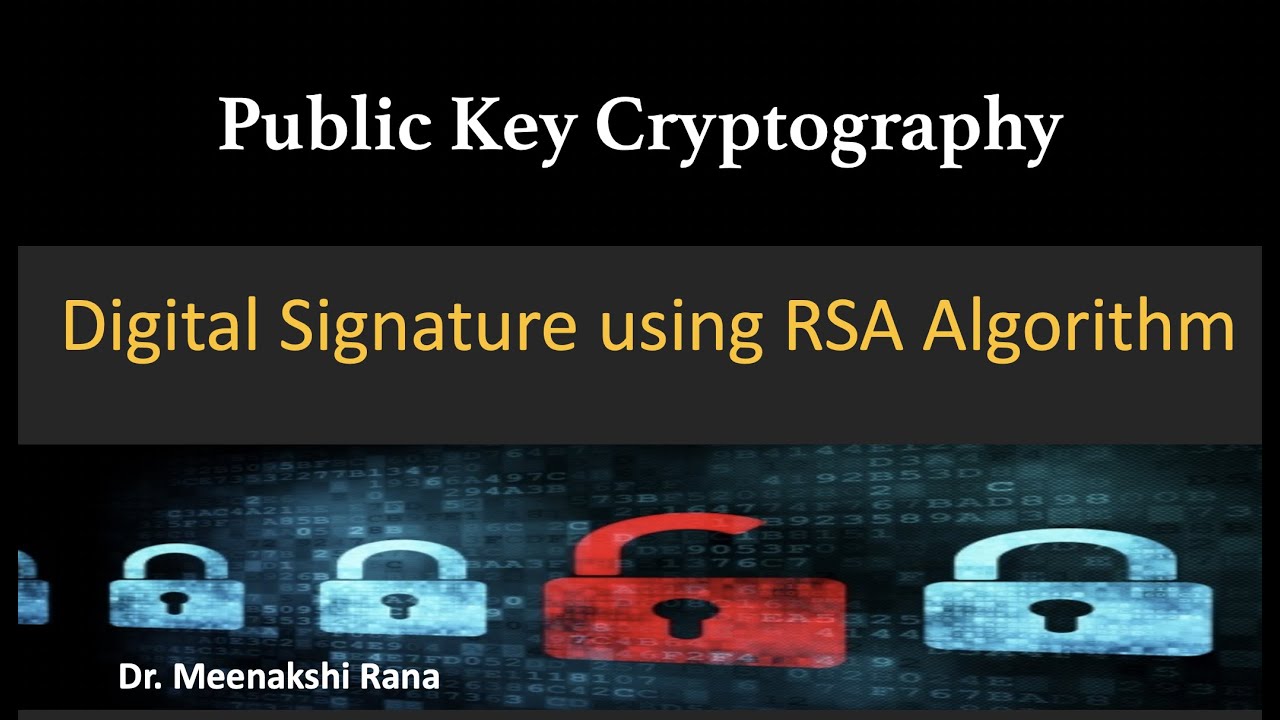 Digital Signature using RSA Algorithm