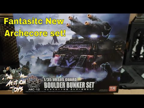 Archecore Boulder Bunker set (ARC-12) 1:35 scale action figure set. Highly engineered, great details