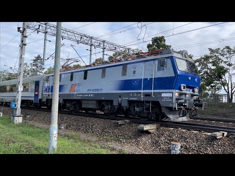 Pociąg IC ARTUS Gdynia-Przemyśl lok #EP09-004 wolny przejazd z Sopotu do Gdańsk Oliwa 🛤️