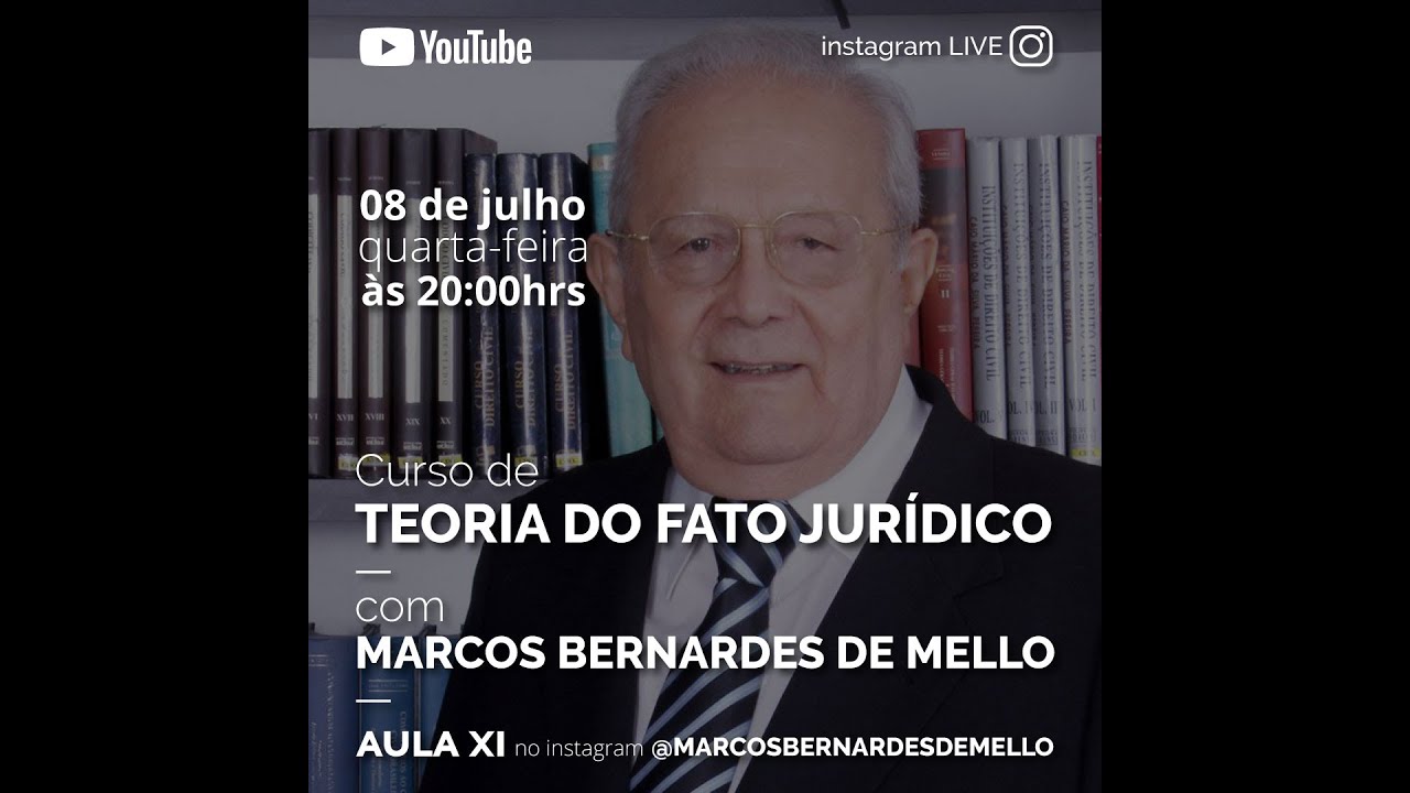 Aula n. 11 - Teoria do Fato Jurídico com Marcos Bernardes de Mello
