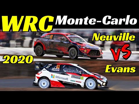 Wrc Rallye Monte Carlo Thierry Neuville Vs Elfyn Evans Comparison Flatout Max Attack