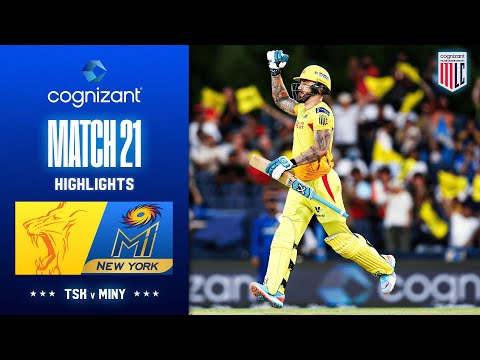 Cognizant Major League Cricket 2025 Match Highlights | Texas Super Kings vs MI New York