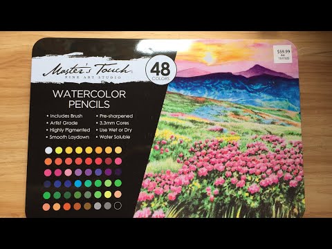 Master’s touch watercolor pencil | What’s inside? | HD
